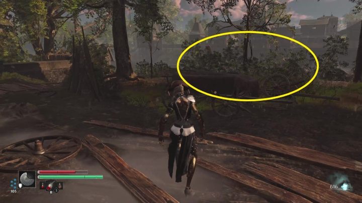 Now go through the bushes, behind them is the waterfront - Steelrising: The Master of the Machines - walkthrough - Main missions - Steelrising Guide, Walkthrough