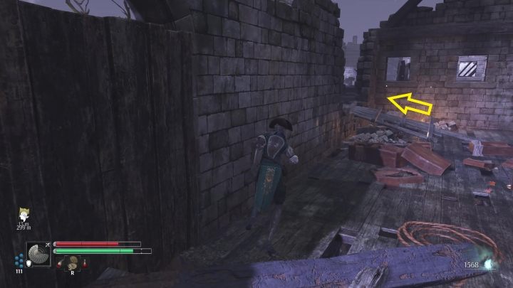 Jump into the square (follow the footbridge in the corner - we've marked it above) but watch out for a Forger and a Courier below - Steelrising: The Shadows of Luxembourg - walkthrough - Main missions - Steelrising Guide, Walkthrough