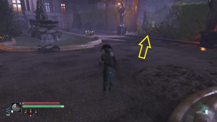 There is a Stalker and Gatherer next to the fountain - Steelrising: The Shadows of Luxembourg - walkthrough - Main missions - Steelrising Guide, Walkthrough