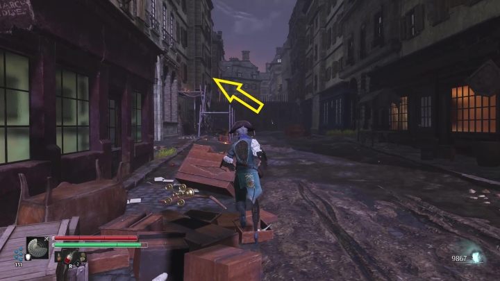 Nevertheless, to continue with the main quest, follow the street on the left - Steelrising: The Shadows of Luxembourg - walkthrough - Main missions - Steelrising Guide, Walkthrough