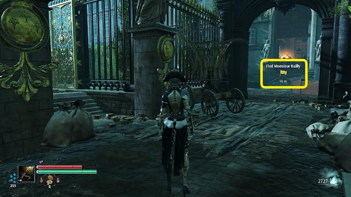 In Steelrising, there is a special compass that can display important information on the screen - Steelrising: Mission objective - how to find? - FAQ - Steelrising Guide, Walkthrough