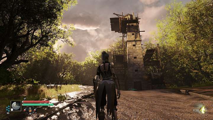 You will find the compass at the beginning of Steelrising, in the chest by the tower - the place is marked in the picture above - Steelrising: Mission objective - how to find? - FAQ - Steelrising Guide, Walkthrough