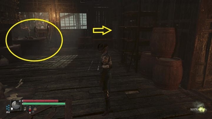 Go through the forecourt and in the adjacent room climb the stairs - Steelrising: The Recluse of the Abyss - walkthrough - Main missions - Steelrising Guide, Walkthrough