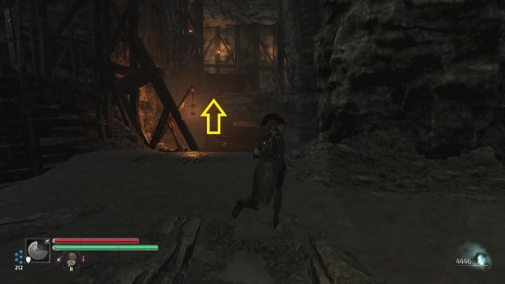Climb up the crates to the higher part of the cave - Steelrising: The Recluse of the Abyss - walkthrough - Main missions - Steelrising Guide, Walkthrough