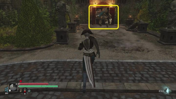Both available routes lead to the same area, a courtyard with a Statuary Ram - Steelrising: The Prisoner in the Bastille - walkthrough - Main missions - Steelrising Guide, Walkthrough