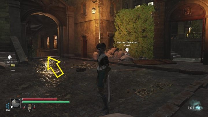 There are 2 paths on the right side - follow the one that leads down, as the other path is a dead end - Steelrising: The Prisoner in the Bastille - walkthrough - Main missions - Steelrising Guide, Walkthrough