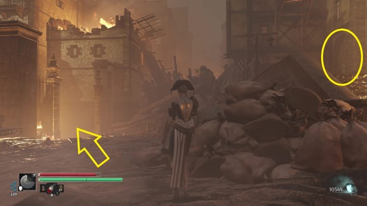 You'll reach a square guarded by a Flame Acolyte and a Courier - Steelrising: The Prisoner in the Bastille - walkthrough - Main missions - Steelrising Guide, Walkthrough