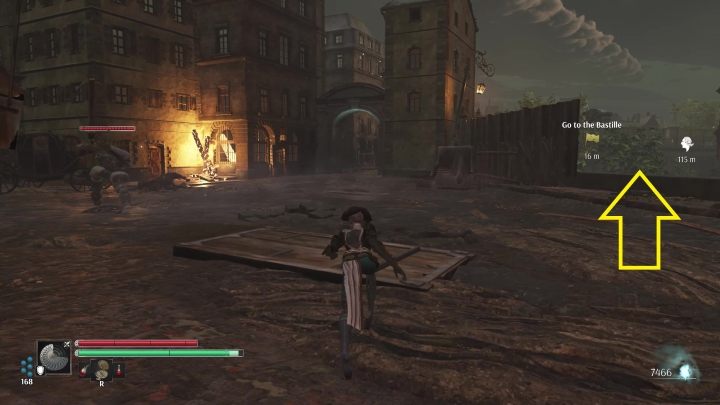 To exit the park, get through the hole in the fence and continue along the path - Steelrising: The Prisoner in the Bastille - walkthrough - Main missions - Steelrising Guide, Walkthrough