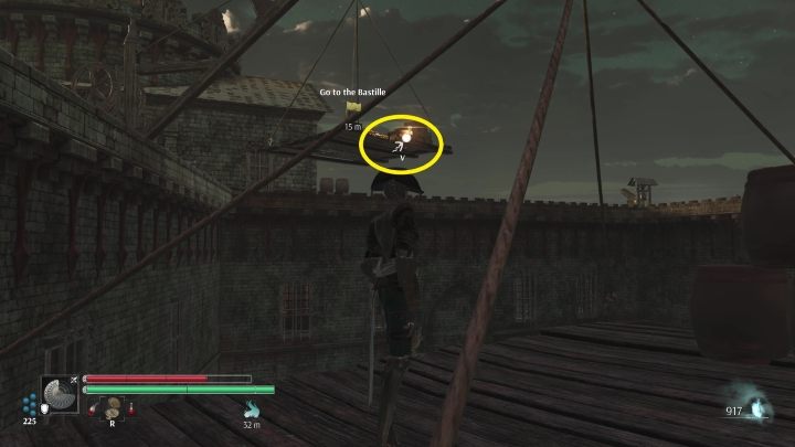 From here, climb to the platform on the left - Steelrising: The Prisoner in the Bastille - walkthrough - Main missions - Steelrising Guide, Walkthrough