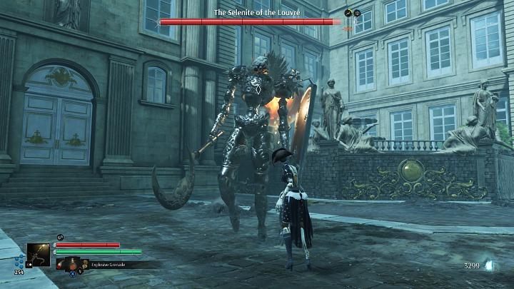 During combat, you can also use various types of grenades to inflict additional damage or place an effect on your opponent, such as freeze or electrocute - Steelrising: Combat - Basics - Steelrising Guide, Walkthrough