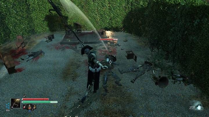 It is worth noting here the fact that Aegis can jump, which opens up additional moves to attack and surprise opponents, and sometimes this skill will enable you to avoid receiving damage - Steelrising: Combat - Basics - Steelrising Guide, Walkthrough