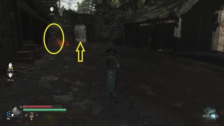 In front of the wooden gate you will meet a friend of the queen - Steelrising: For the future of the kingdom - walkthrough - Side missions - Steelrising Guide, Walkthrough