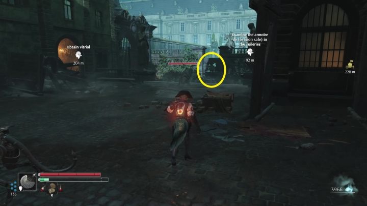 However, if you already have the Alchemist's Ram power, you can significantly shorten the journey - Steelrising: The lanterns of the dead - walkthrough - Side missions - Steelrising Guide, Walkthrough