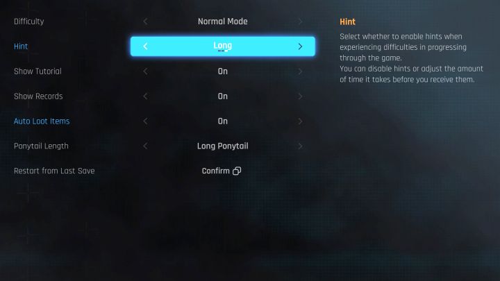 3 - Stellar Blade: How to turn off hints? - FAQ - Stellar Blade Guide