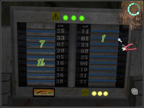 Use the keypad box on the metal locker and input the code found in the PDA #1 - Chapter X - McPherson - part 2 - Walkthrough - Still Life 2 - Game Guide and Walkthrough