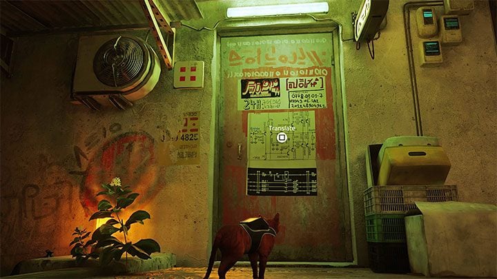 1 - Stray: The puzzle with the safe and the note with the binary code - The Slums - Puzzles - Stray Guide, Walkthrough