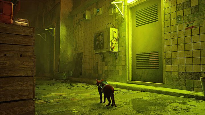 Continue heading straight - Stray: The Slums Map - is it available in the game? - FAQ - Stray Guide, Walkthrough