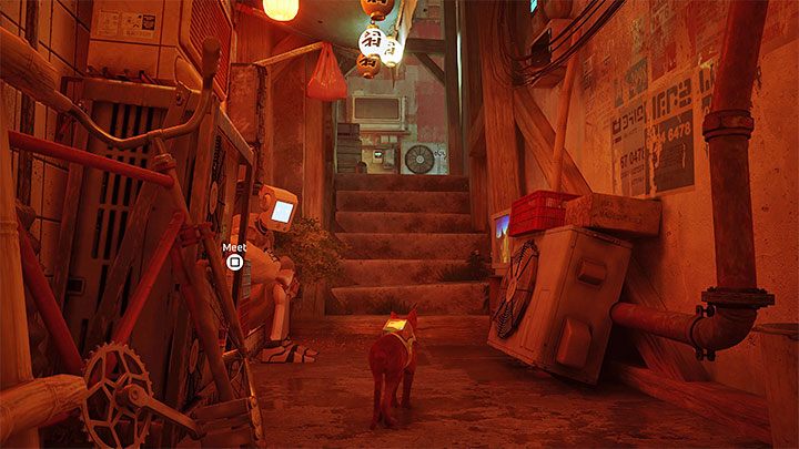 The final, fourth vending machine is the most hidden - Stray: Energy drink locations - where to find? - FAQ - Stray Guide, Walkthrough