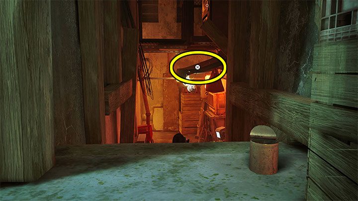 Stand in the spot pictured in the attached screenshot - Stray: Energy drink locations - where to find? - FAQ - Stray Guide, Walkthrough