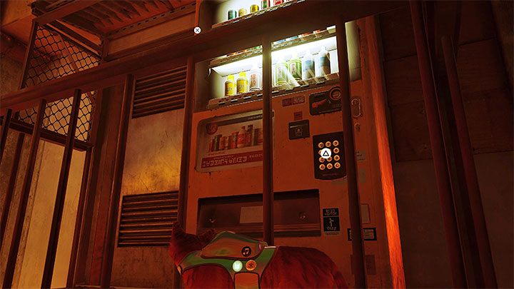 You will end up next to the fourth vending machine - Stray: Energy drink locations - where to find? - FAQ - Stray Guide, Walkthrough