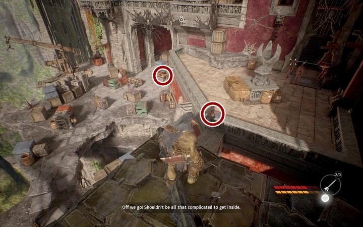 Collectible #1 and #2 - Tokens in Korrangar | Mission 2 - Korrangar - Mission 2 - Korrangar - Styx: Shards of Darkness Game Guide