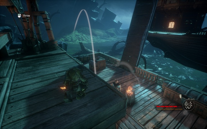 Throw the bottle at a selected location to draw / lure away the guards - Equipment and gadgets | Tips - Tips - Styx: Shards of Darkness Game Guide