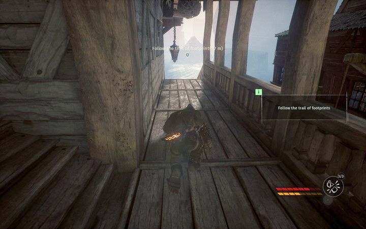 Foolow footprints or go straight into the mission objective - Obtain the bomb | Mission 8 - Sabotage - Mission 8 - Sabotage - Styx: Shards of Darkness Game Guide