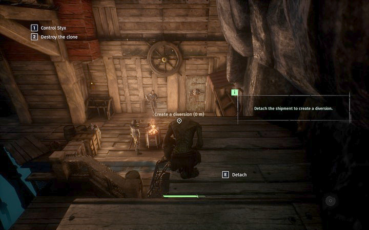 The clone is unable to do many things: it cant collect items, activate certain elements and attack - Prologue | Mission 1 - Revelations - Mission 1 - Revelations - Styx: Shards of Darkness Game Guide