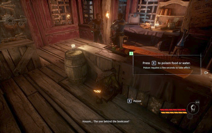 You can poison fruits and water, the target will die after a few moments - Prologue | Mission 1 - Revelations - Mission 1 - Revelations - Styx: Shards of Darkness Game Guide