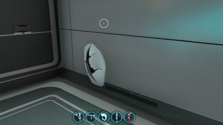 The damage may be visible on the inside as well, but theres nothing you do about it from here - Subnautica: Cyclops - how to repair? - FAQ - Subnautica Game Guide