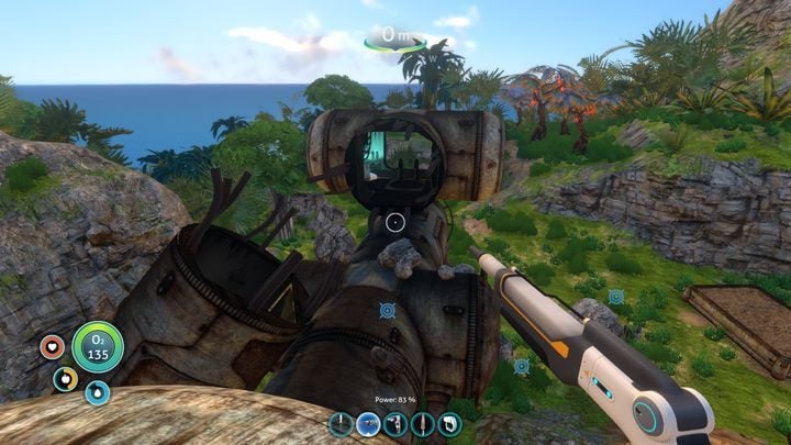 One of the three abandoned bases found on the island. - Subnautica: Floating Island - biome guide - Biomes - Subnautica Game Guide