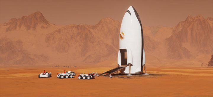 You can use rockets to import Earth supplies and transport colonists - Units in Surviving Mars - Gameplay - Surviving Mars Game Guide