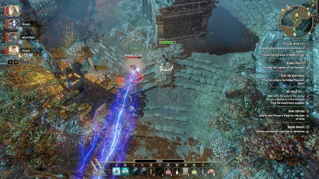 After you complete The Contact, the Into the Dead City appears In your journal automatically - Into the Dead City - Main quest | Market District/Slums Walkthrough - Market District / Slums - Sword Coast Legends Game Guide