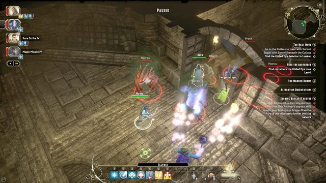 After you obtain two of the relics, return to the sewers (M5,Abandoned Sewers) and talk to the mysterious stranger (M7, Mysterious Stranger) - Serving Bregan Darthe - Side quest | Market District/Slums Walkthrough - Market District / Slums - Sword Coast Legends Game Guide