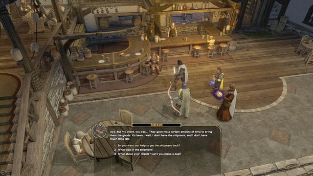 During your stay at the encampment, speak with Lorethar - Pulled Back In - Larethars quest | Companions quests - Companions quests - Sword Coast Legends Game Guide