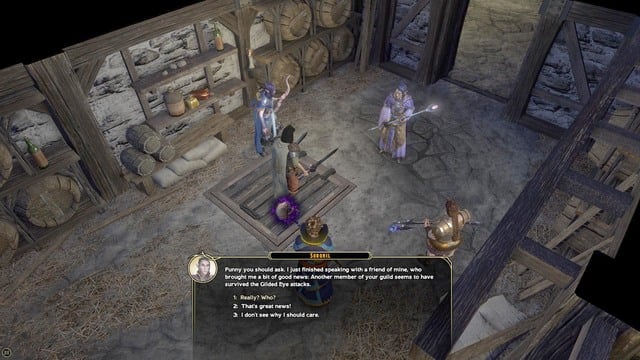 After leaving the Maferil Lyceum, head towards the Market District, to the Cutlass inn (M5, inn) - The Next Move - Main quest | Neverwinter Wood / Evermoors Walkthrough - Neverwinter Wood / Evermoors - Sword Coast Legends Game Guide