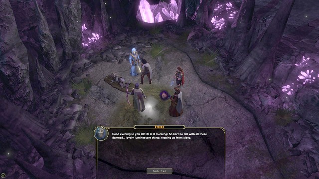 After you arrive in Forlorn Cliffs, go to Perren (M11,Perren) and talk to him - Speak No Evil - Side quest | Forlorn Cliffs / Darklake District Walkthrough - Forlorn Cliffs / Darklake District - Sword Coast Legends Game Guide