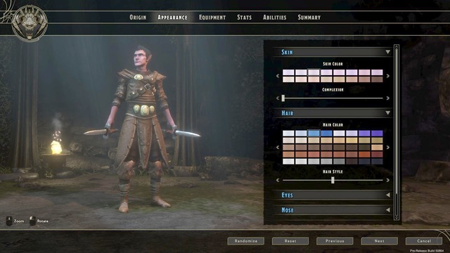Change of the look of your hero - Character creation | Character - Character - Sword Coast Legends Game Guide