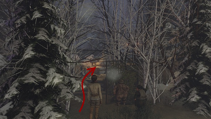Instead, take the path opposite of it, among the trees, up the hill - Find the clues left by the previous caravan - Chapter seven - Syberia 3 Game Guide