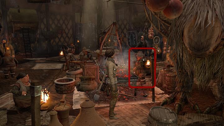 When you are inside you should go left and pet the third ostrich counting from the entrance (required for an achievement) - Find a way to get access to Valsembor | Chapter two | Walkthrough - Chapter two - Syberia 3 Game Guide