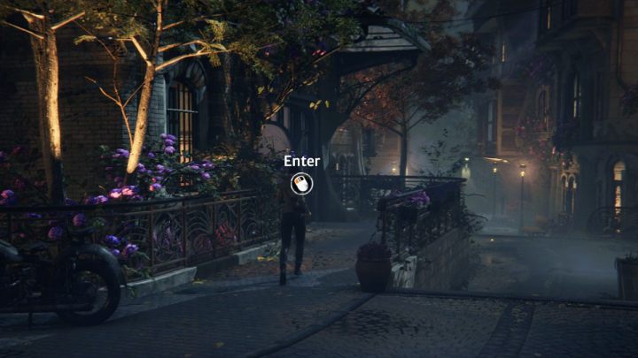 After leaving the tram, take the stairs down to the flower district and return to the guest house - Siberia The World Before: Vaghen - flower district, autumn 2005 part 2 - walkthrough - Walkthrough - Syberia The World Before Guide