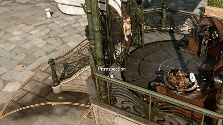 You can use the "introspection" in the square, by the piano - Syberia The World Before: Vaghen - Musician district, autumn 2005 - walkthrough - Walkthrough - Syberia The World Before Guide