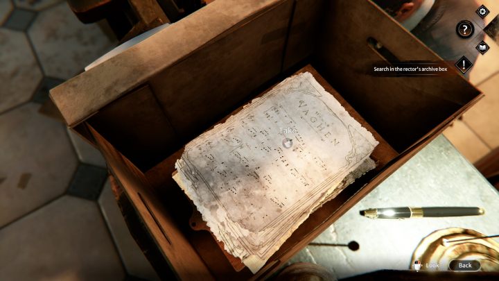 While holding down the left mouse button, remove the box's lid and move - Syberia The World Before: Vaghen - Musician district, autumn 2005 - walkthrough - Walkthrough - Syberia The World Before Guide