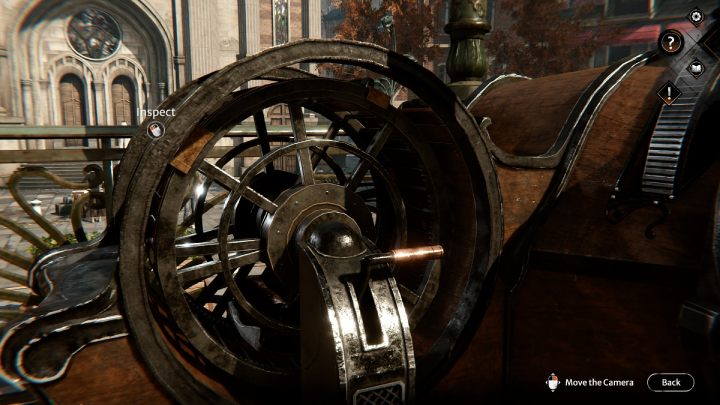 Walk up to the piano and try to play it - Syberia The World Before: Vaghen - Musician district, autumn 2005 - walkthrough - Walkthrough - Syberia The World Before Guide