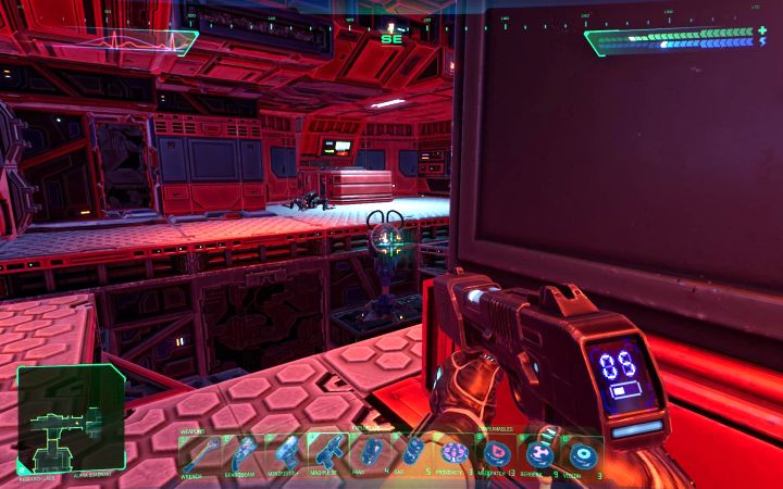 Don't fight them until you get your first gun - System Shock Remake: How to destroy Hopper laser turrets? - FAQ - System Shock Remake Guide