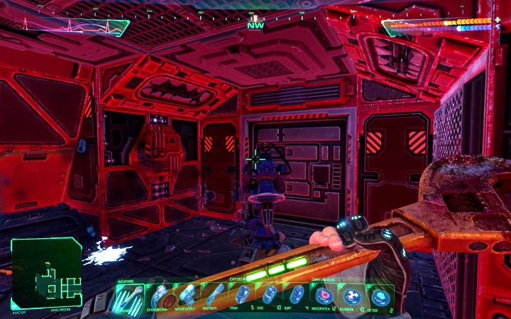EMP grenades are also helpful in neutralizing turrets - System Shock Remake: How to destroy Hopper laser turrets? - FAQ - System Shock Remake Guide