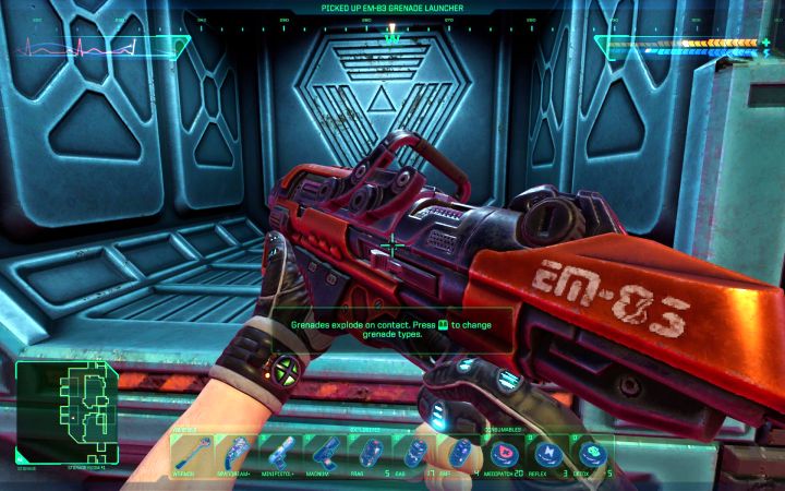 8 - System Shock Remake: List of all weapons and grenades - Basics - System Shock Remake Guide