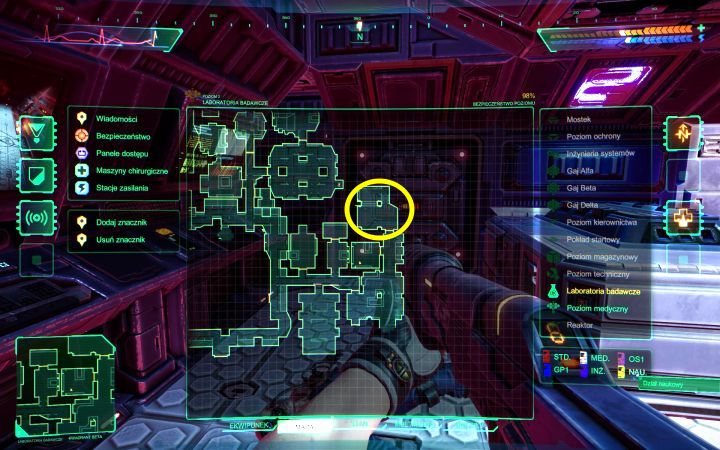 SK-27 can be found in the Research Labs deck - System Shock Remake: List of all weapons and grenades - Basics - System Shock Remake Guide