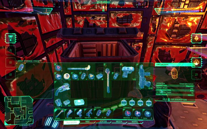 This type of grenade is found regularly beginning from the Medical Deck - System Shock Remake: List of all weapons and grenades - Basics - System Shock Remake Guide