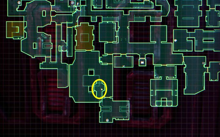 Get to the south-west room in which you previously had to deal with radiation on the way to the isotope X-22 - System Shock Remake: All Skully - Secrets and Collectibles - System Shock Remake Guide